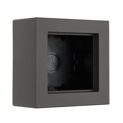 Коробка для накладного монтажа 1-местная LIREGUS EPSILON PMD-001.E/ON59, черно-коричневый матовый