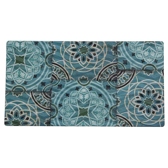 Блюдо 32,5*17,6*1,8 см прямоуг. Damask Blue пластик меламин P.L. Proff Cuisine