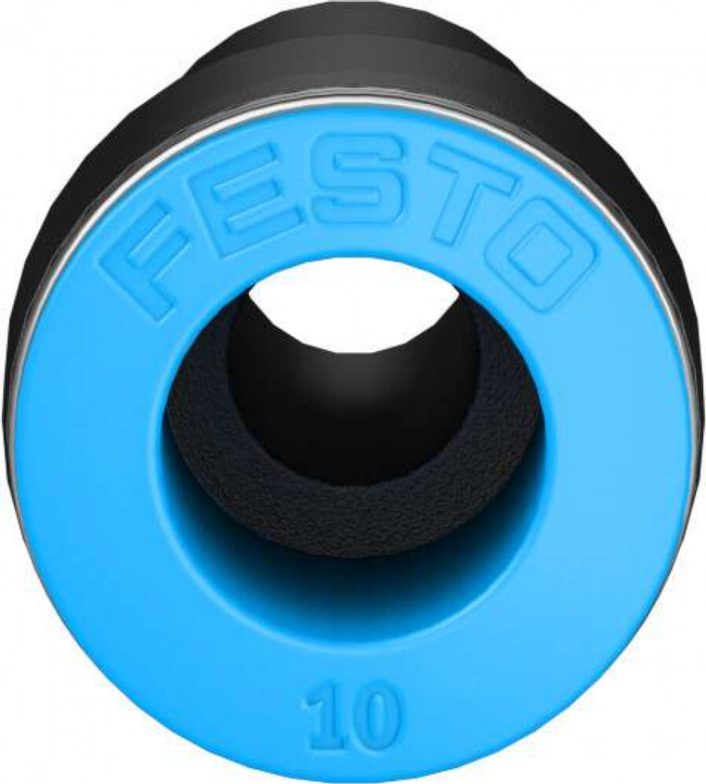 Переходник цанговый со вставной втулкой Festo QS-12H-10-20 (комплект 20 шт)