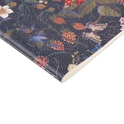 Bloknot \ Блокнот \ Notebook  Тетрадь А5 из экокожи, "Флора. Лесные ягоды" 60 л. линейка