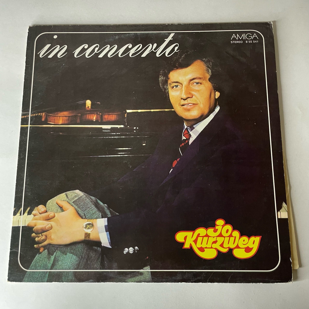 Винтажная виниловая пластинка LP Jo Kurzweg In Concerto (ГДР 1977)