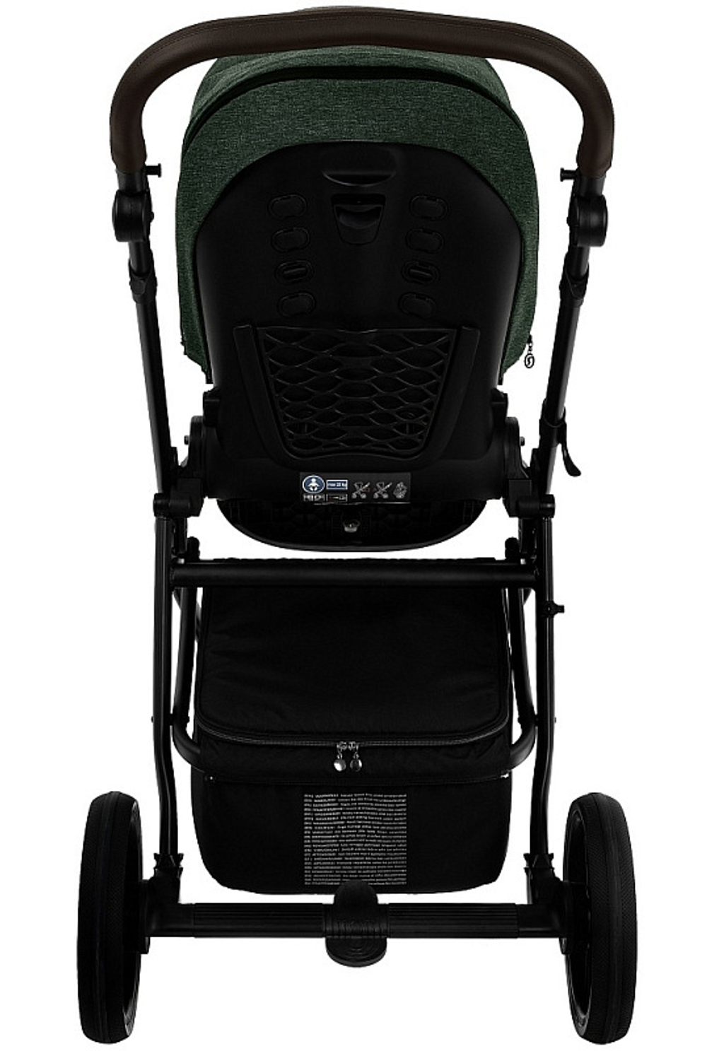 Детская коляска Roan Esso 2025 3 в 1 с автокреслом Tutis Elo Black ESS113/1 Dark Green/Black