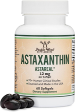 Double Wood Supplements - Astaxanthin (Astareal) - 60 x 12 mg softgels