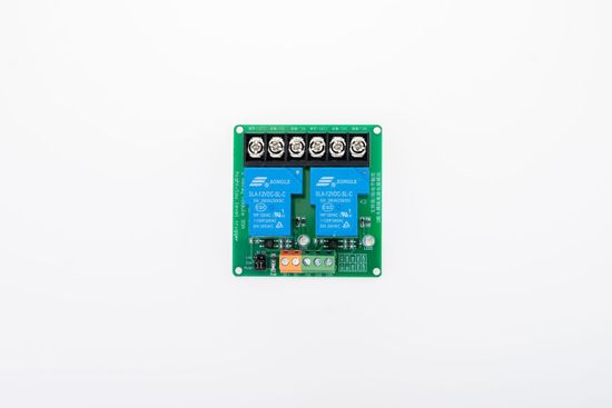 Релейный модуль 2-канала 12В 30А с опторазвязкой