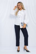 Блуза Венеция (белая) Б13014-14М LT Collection