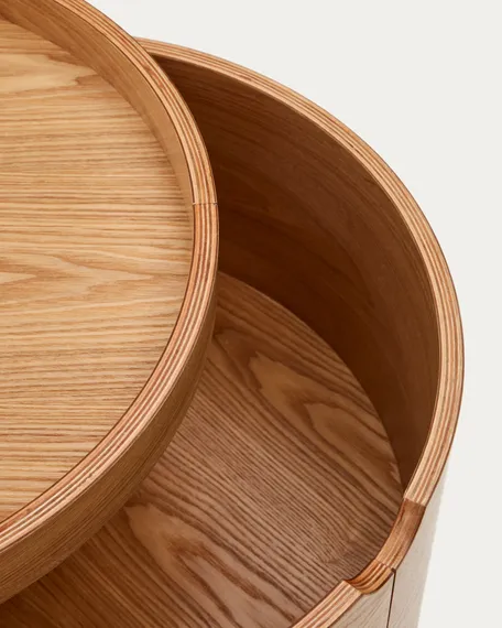 Прикроватная тумбочка Octavia со съемным подносом Ø55х45 см