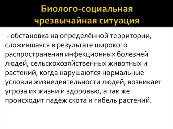 ОБЖ. Чрезвычайные ситуации природного и техногенного характера