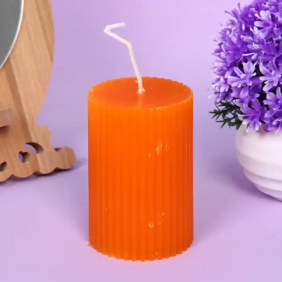 Свеча «Французская ночь» 5*7,5, Оранжевый