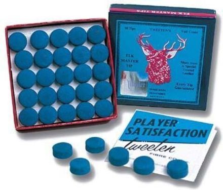 Коробка наклеек для кия "Elk Master"12,5 мм (50 шт)