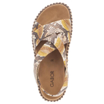 Gabor One Strap Sandals 3.5cm Women"s Beige Umber