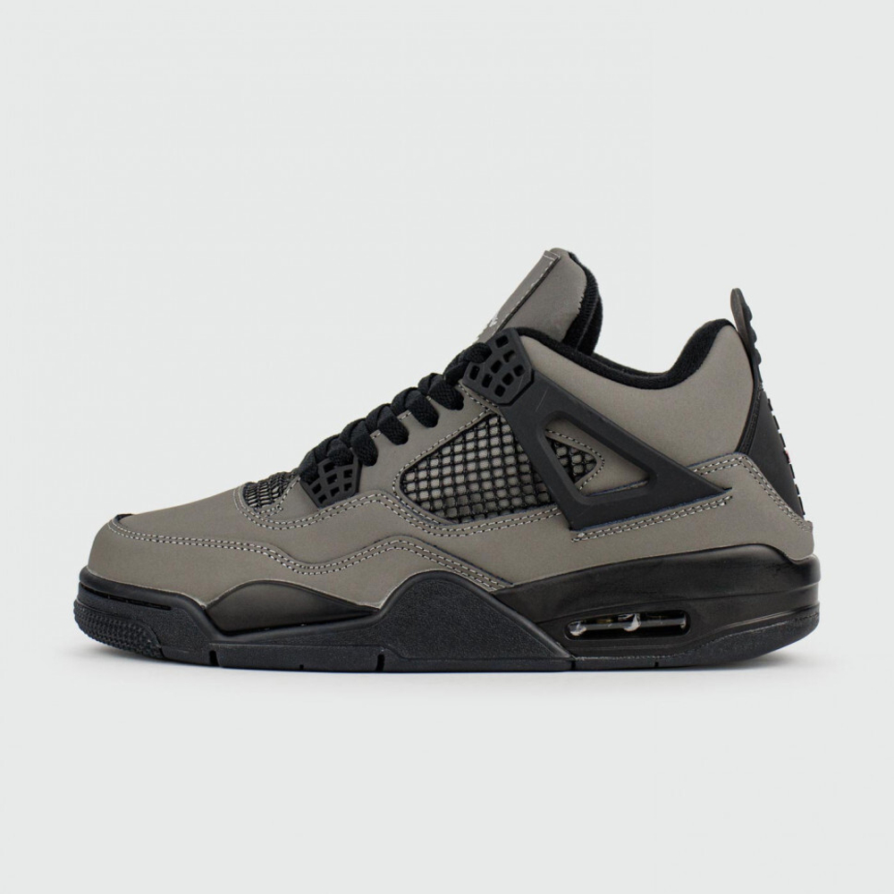 кроссовки Air Jordan 4 Grey / Black Cactus Jack