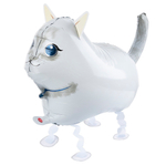 Фольгированные шары-фигуры ходячая «Котик» в ассортименте, 61 см