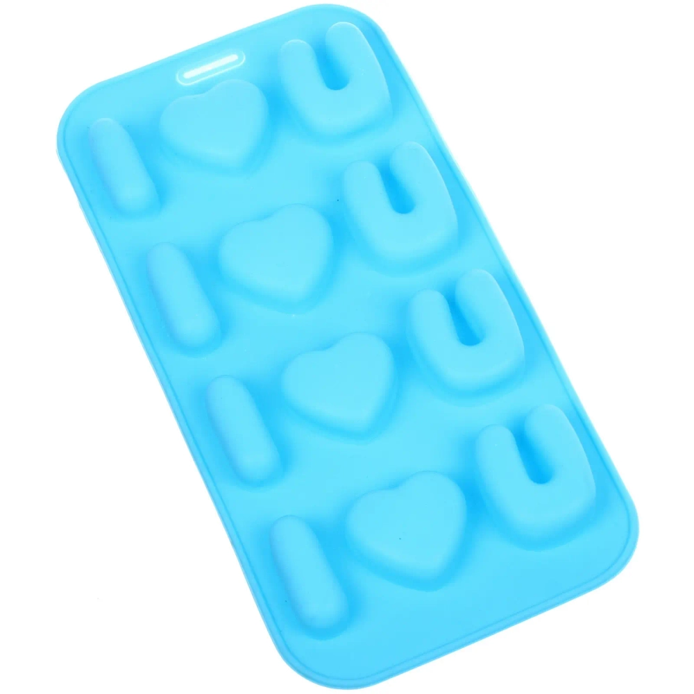 Форма для льда силиконовая «Любовь» 20*10см, цвета микс