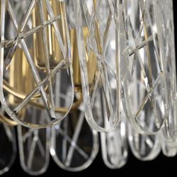 Citilux TALLA CL318262 Люстра хрустальная подвесная Золото