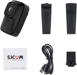 SJCAM Персональный носимый видеорегистратор SJCAM A10. Цвет черный. SJCAM Body camera A10 - Black
