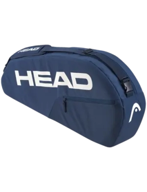 Сумка-чехол HEAD Base Racquet Bag S, с карманом, на 3 тен.ракетки, темно.синий