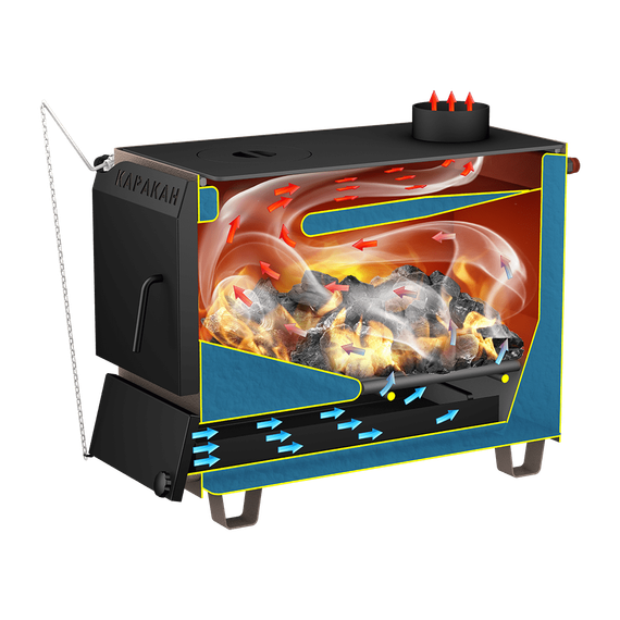 Котел твердотопливный Каракан 12ТПЭ 3