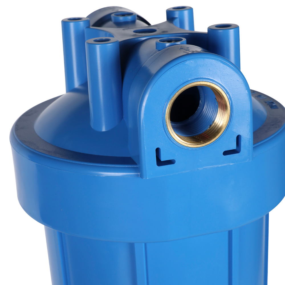 Корпус 20ВВ AquaFilter AQM вход 1 FH20B1-B-WB фильтр в сборе (колба, ключ, кронштейн, манометр) без картриджа