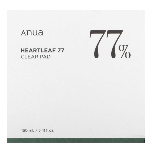 Anua, Heartleaf 77%, Clear Pad, 160 мл (5,41 жидк. унц.)