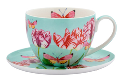 Чашка с блюдцем 400мл Maxwell&Williams Тюльпаны