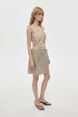 Юбка “Unfold” (проявление) из итальянской шерсти с шелком