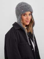 Шапка-ушанка MARITA из пряжи альпака