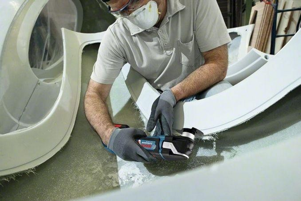 Многофункциональный инструмент аккумуляторный BOSCH GOP 18V-28 бесщеточный 06018B6003 2х5,0Ач, кейс L-Boxx