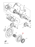 Муфта стартера 3TB-15594-00-00