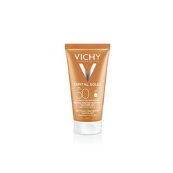 Vichy Солнцезащитная матирующая эмульсия Dry Touch для жирной кожи лица SPF 50, 50 мл
