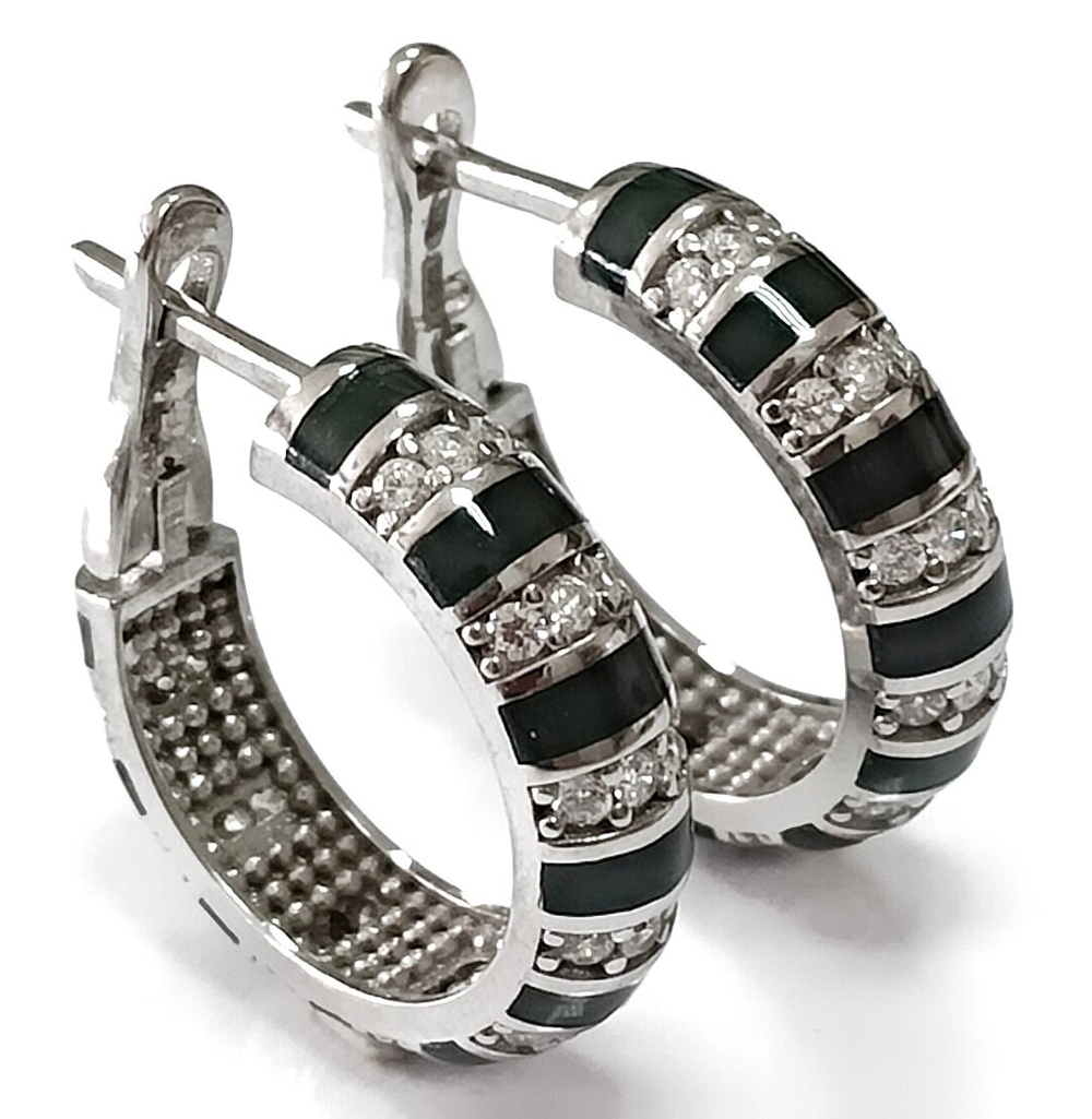 Серьги из серебра от бренда"Эстерелла"