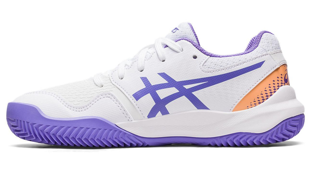 детские Кроссовки теннисные Asics Gel-Resolution 9 GS Clay - white/amethst