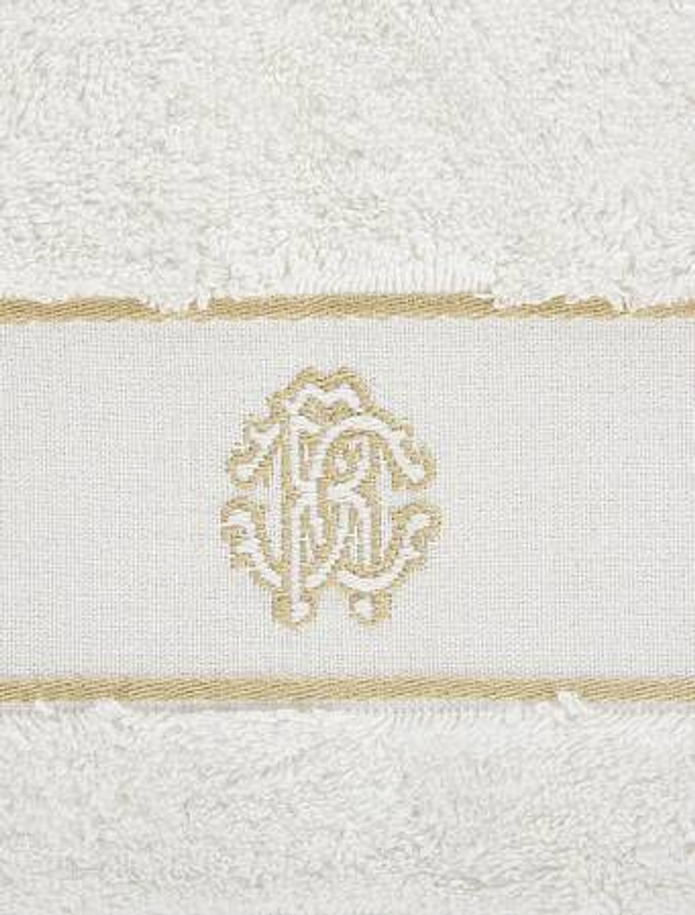 Набор полотенец 2шт Roberto Cavalli Gold New 810 ecru