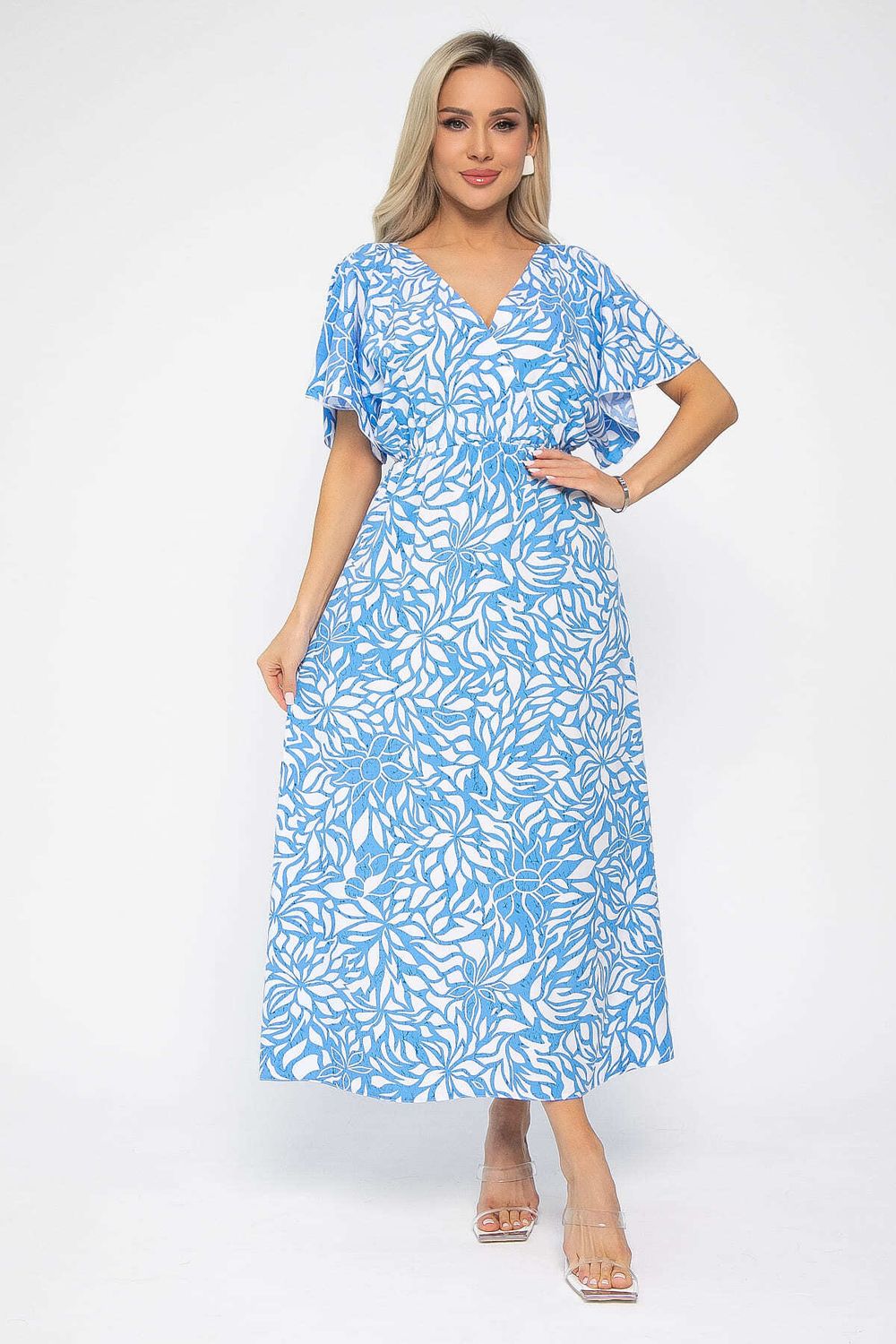 Платье Летнее настроение (голубое) П13728-7М LT Collection