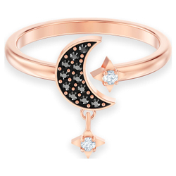 SWA SYMBOL:RING OP MOON JET/CRY/ROS 52 5515667