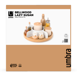 Органайзер для специй Bellwood, белый/натуральное дерево