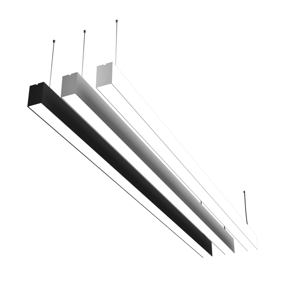 Светильник LED профильный L70 108W 3015х70х50мм 5000К черный подвесной IP40