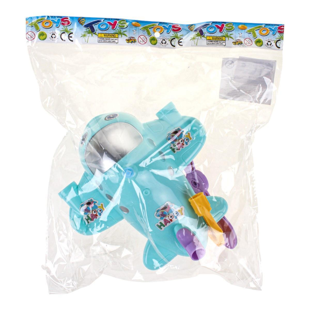 Каталка на палке Вертолет 58см, пакет 340