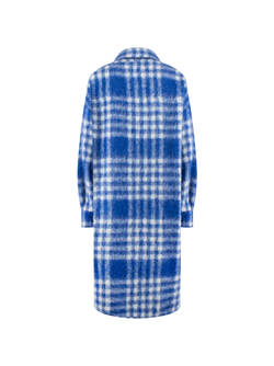 Erica Kvallini пальто - сине-белый