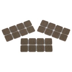 Накладки СИЛА SFELT-22х22 защитные фетровые самоклеящиеся квадратные 22х22 мм 24 шт. | Сила