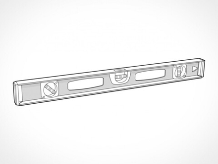 Уровень Магнитный 3 колбы, 800 мм. Центроинструмент Лидер ЛМ14-800