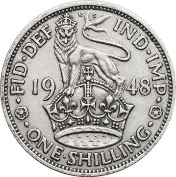 1 шиллинг 1948 Великобритания (Английский шиллинг)