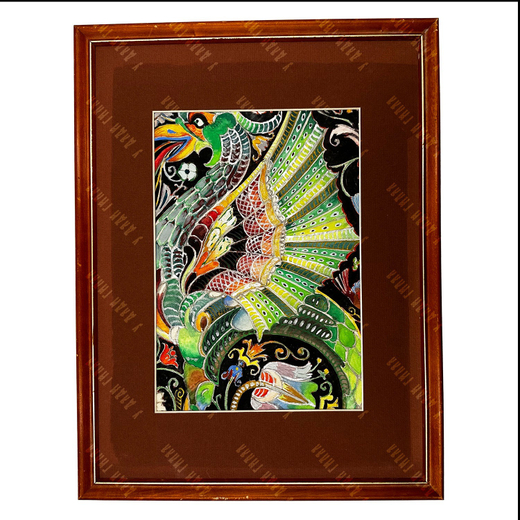 Оленёв В. М. (1899–1970). Дракон. Бумага, смешанная техника. СССР, 1940–1950-е гг.