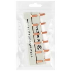 Шина соединительная ЭРА NO-225-523 компактная L фазная PIN штырь 1Р 63А 6 модулей ЭРА упаковка 2 штуки