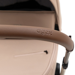 Коляска Agex Prima Pro 3 в 1 с автокреслом i-Team Grey APP232 Beige (Бежевый)