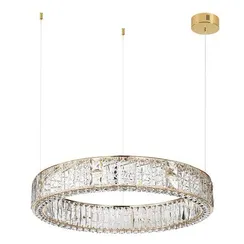 5071/100L HALL ODL24 595 золото/прозрачный/металл/хрусталь/стекло Люстра LED 80W 3700K VERSION