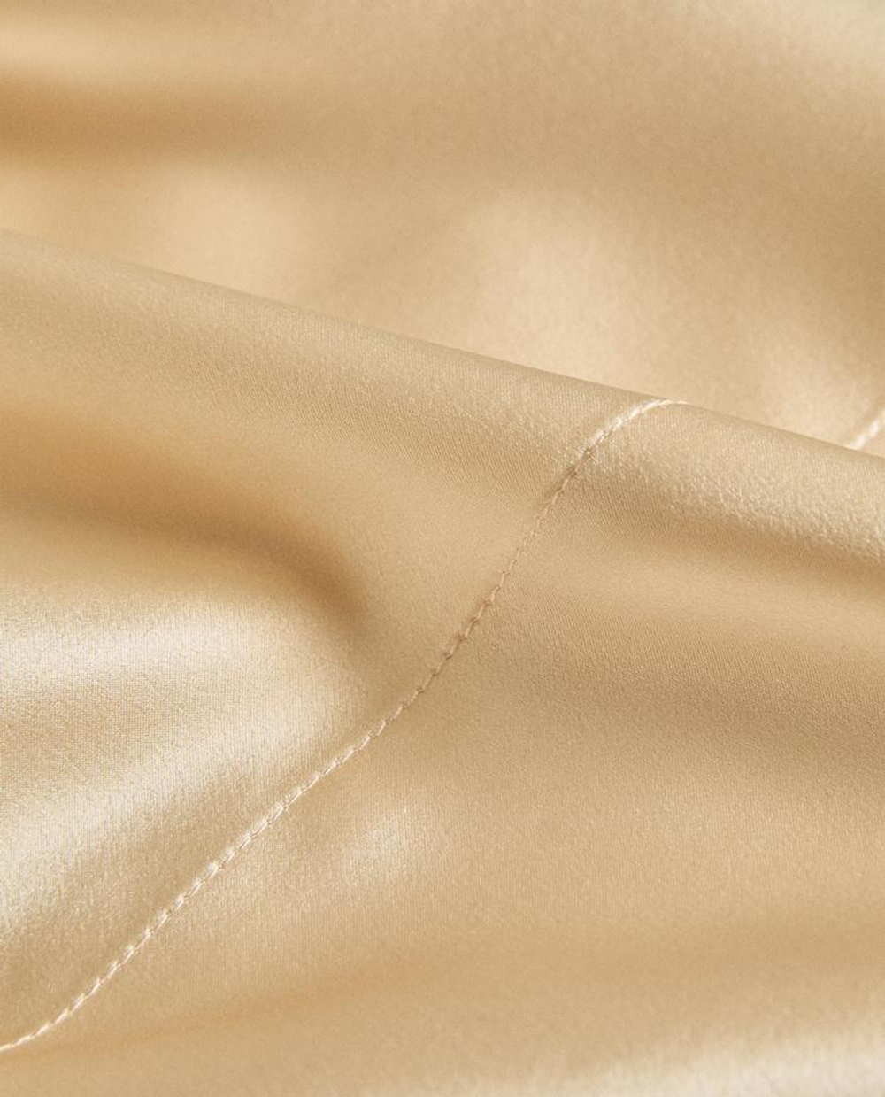 ZARA HOME НАВОЛОЧКА ИЗ 100% ТУТОВОГО ШЕЛКА, ЗОЛОТОЙ