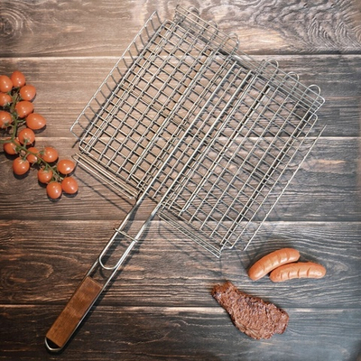 Решетка для барбекю 36*32*6,8см нерж "Премиум"