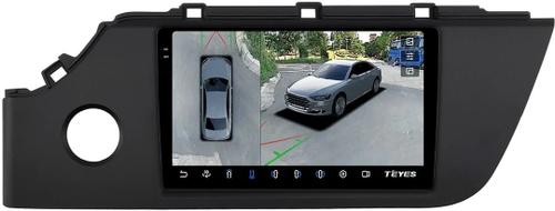 Магнитола для KIA Rio 4, Rio X 2020-2022, Solaris KRS/KRX 2024+ - Teyes CC3-2K-360 на Android 10, Быстрая, 2K QLED, CarPlay, 4G SIM-слот, 4 камеры в комплекте
