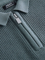 Джемпер с молнией для мальчика Next K82-652, Серый