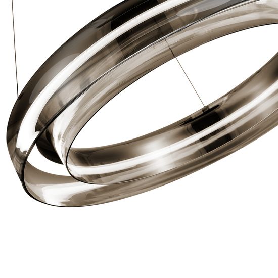 SL6019.333.01 Светильник подвесной ST-Luce Черный/Дымчатый, Белый LED 1*36W 3000K FORAY